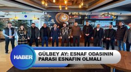 Esnaf Odası Başkan Adayı Gülbey Ay: Esnaf Odasının Parası Esnafın Olmalı