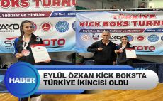 Eylül Özkan Kick Boks’ta Türkiye İkincisi Oldu