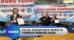 Eylül Özkan Kick Boks’ta Türkiye İkincisi Oldu
