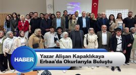 Alişan Kapaklıkaya Erbaa’da Okurlarıyla Buluştu