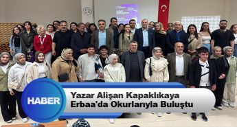 Alişan Kapaklıkaya Erbaa’da Okurlarıyla Buluştu