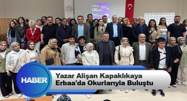 Alişan Kapaklıkaya Erbaa’da Okurlarıyla Buluştu