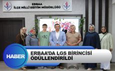 Erbaa’da Lgs Birincisi Ödüllendirildi