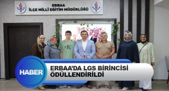 Erbaa’da Lgs Birincisi Ödüllendirildi