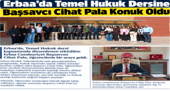 Erbaa’da Temel Hukuk Dersine Başsavcı Cihat Pala Konuk Oldu